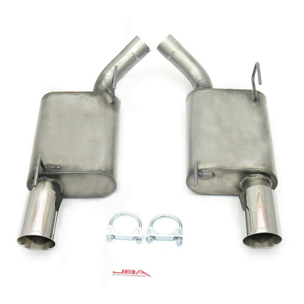 2 1/2" Axle Back Stainless Steel Dual Rear Exit